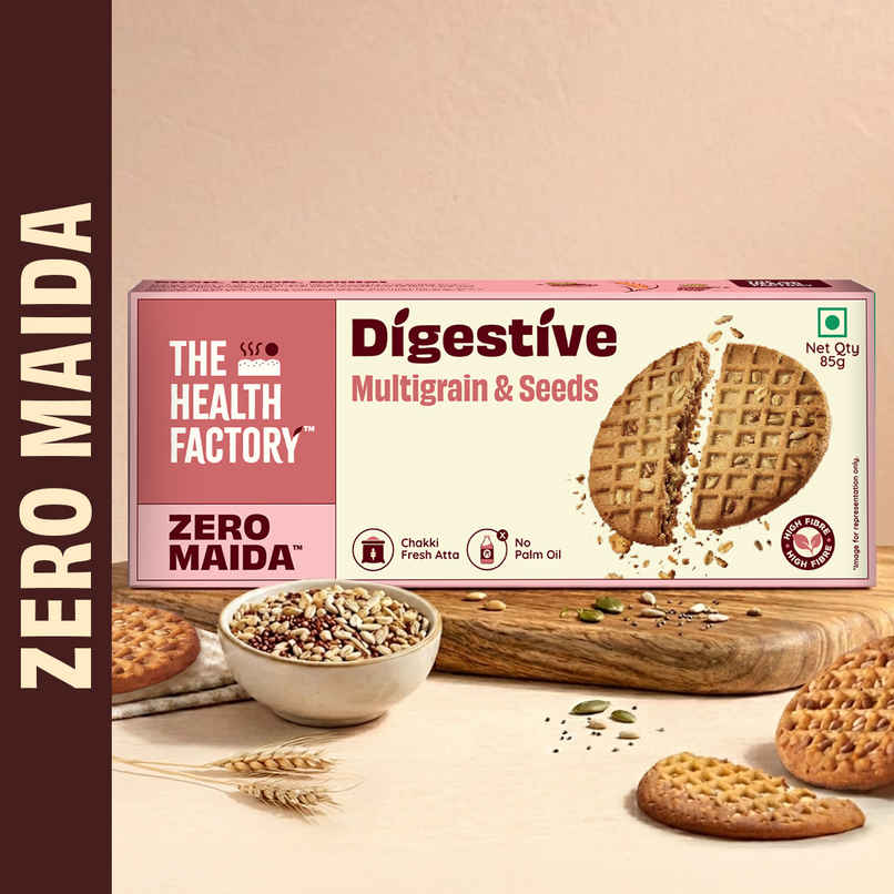 Zero Maida Digestive Biscuits- Multigrain & Seeds