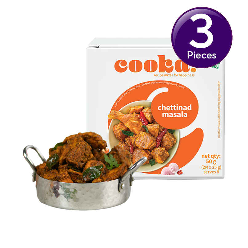 Cookd Chettinad Masala | Ready to Cook Spice Mix Combo Cookd Chettinad Masala | Ready to Cook Spice Mix Combo