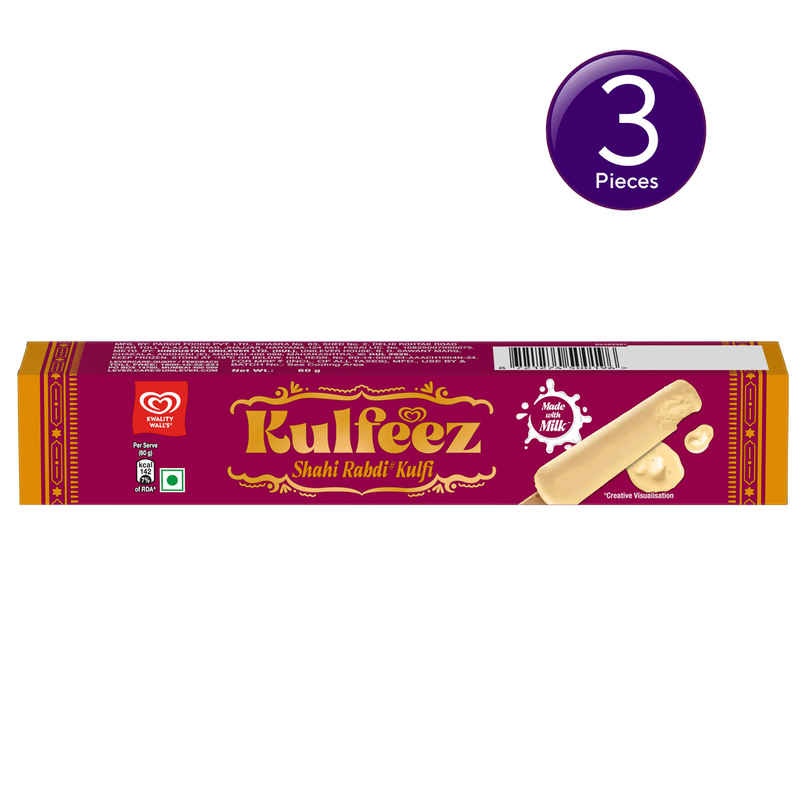 Kwality Walls Shahi Rabdi Kulfi Stick Combo 
