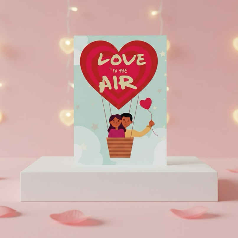 Love is in the Air Greeting Card | Vibebling