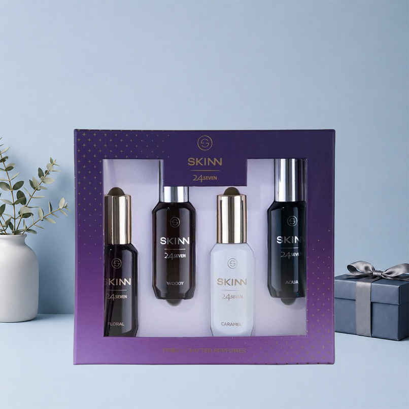 Skinn 24Seven Gift Pack Edp Perfume For Men & Women