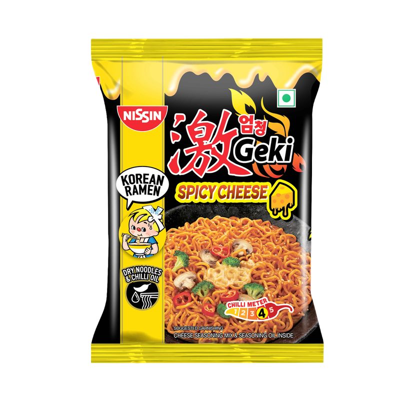 Nissin Geki - Spicy Cheese Korean Ramen Noodles