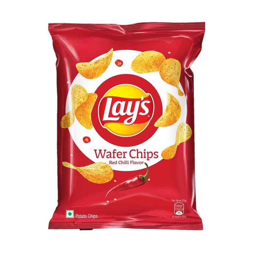 Lay's Wafers Red Chilli Flavour | Spicy Potato Chips
