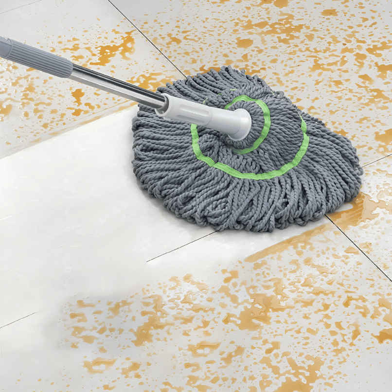Zulaxy Smart Twist Mop for Effortless Floor Cleaning (Stainless Steel, Microfiber Head) Zulaxy Smart Twist Mop for Effortless Floor Cleaning (Stainless Steel, Microfiber Head)