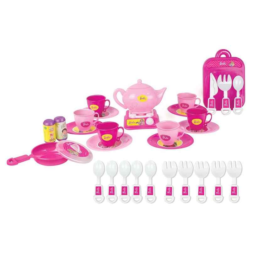 Itoys Tea Party Set Box- Barbie(Colour May Vary) Itoys Tea Party Set Box- Barbie(Colour May Vary)