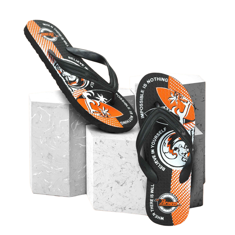 Paragon Men's Orange Hwk Slippers HWK3720G UK 10