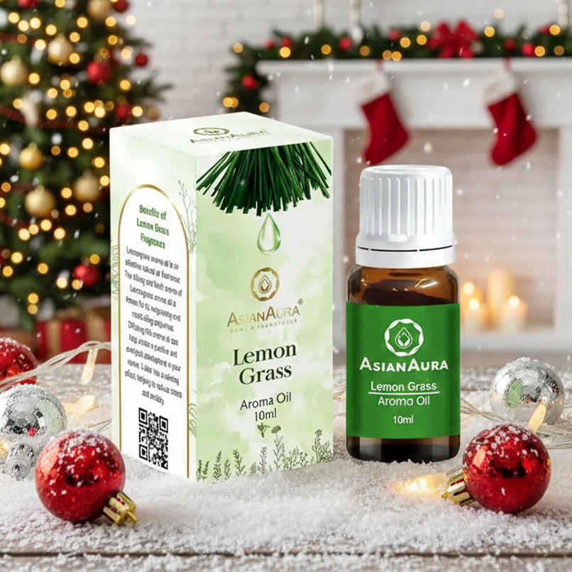 Asian Aura Diffuser Aroma Oils For Home Fragrance 10 ml Lemongrass