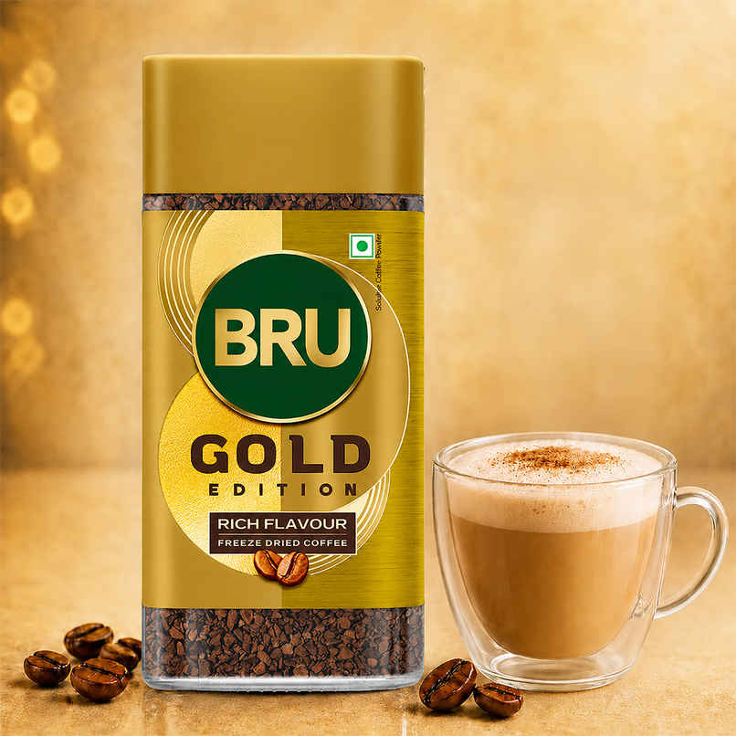 Bru Gold Edition | Premium Freeze Dried Coffee | Experience Intense Coffee Taste | Aromatic Instant Coffee Bru Gold Edition | Premium Freeze Dried Coffee | Experience Intense Coffee Taste | Aromatic Instant Coffee