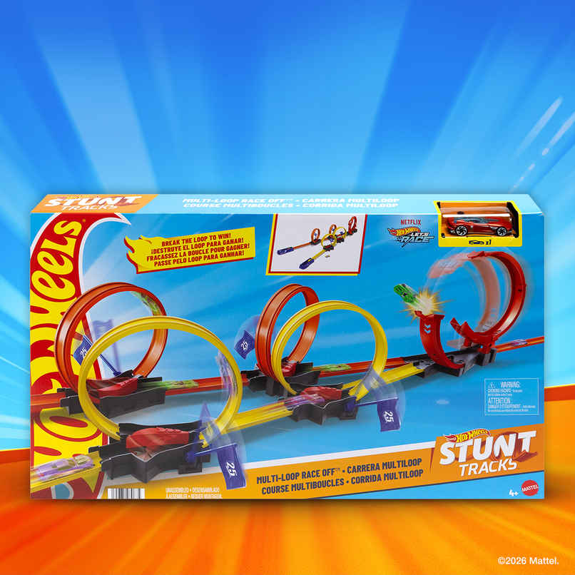 Hot Wheels Multi-Loop Race Off Playset | 4 to 10 Years