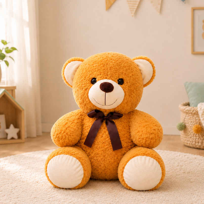 ToyTales Teddy Bear Soft Toy | Plushie Stuffed Animal Toys | Birthday Gift for Kids | Brown | 40cm ToyTales Teddy Bear Soft Toy | Plushie Stuffed Animal Toys | Birthday Gift for Kids | Brown | 40cm
