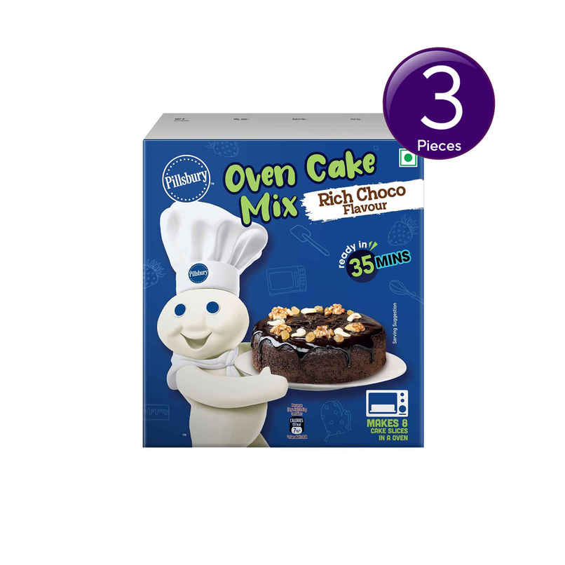 Pillsbury Oven Cake Mix | Rich Chocolate | Combo