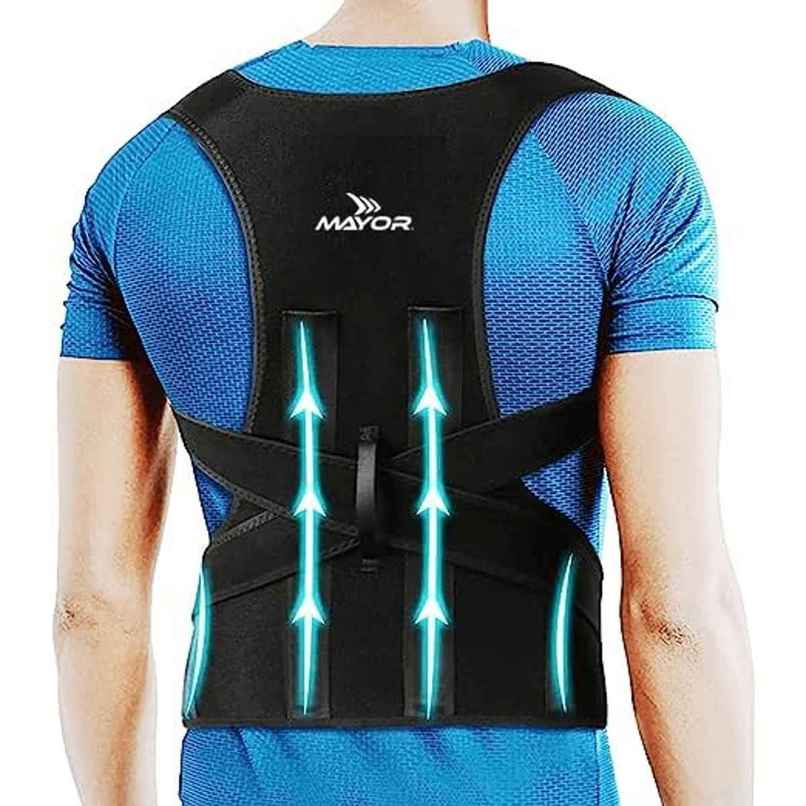 Mayor Posture Corrector For Back Support, Back Pain, Back Straight & Supporter (Free Size) Mayor Posture Corrector For Back Support, Back Pain, Back Straight & Supporter (Free Size)