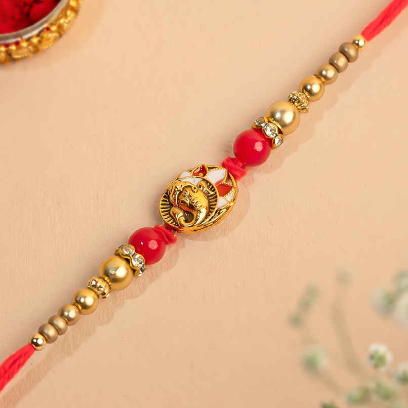 Rakhi for Brother | Lord Ganesh | Religious | Pack of 1 | Shree Rakhi Rakhi for Brother | Lord Ganesh | Religious | Pack of 1 | Shree Rakhi