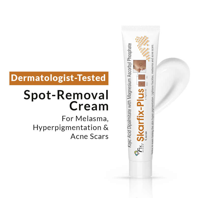Fixderma Skarfix-Plus Cream with Kojic Acid for Hyperpigmentation, Melasma & Acne Scars