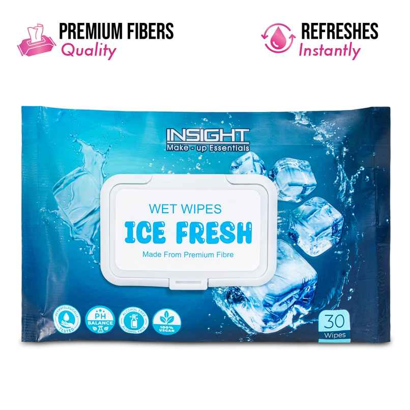 Insight Cosmetics Wet Wipes Ice Fresh | 30 Pulls Per Pack Insight Cosmetics Wet Wipes Ice Fresh | 30 Pulls Per Pack