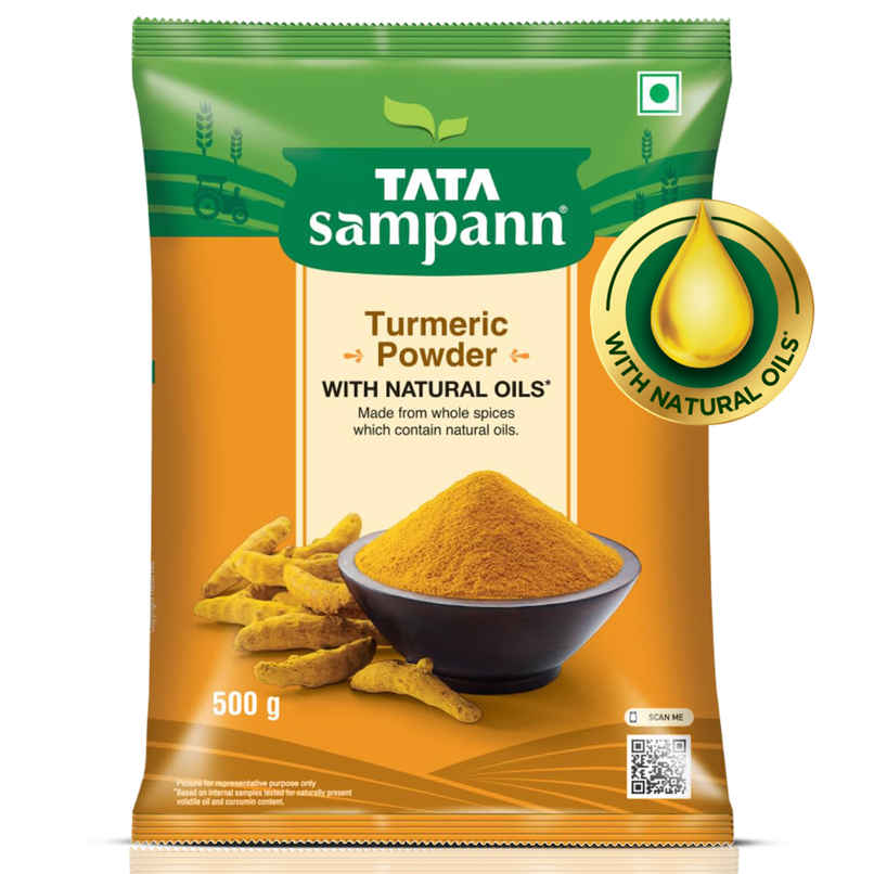Tata Sampann Turmeric Powder With Natural Oils Haldi Powder Tata Sampann Turmeric Powder With Natural Oils Haldi Powder