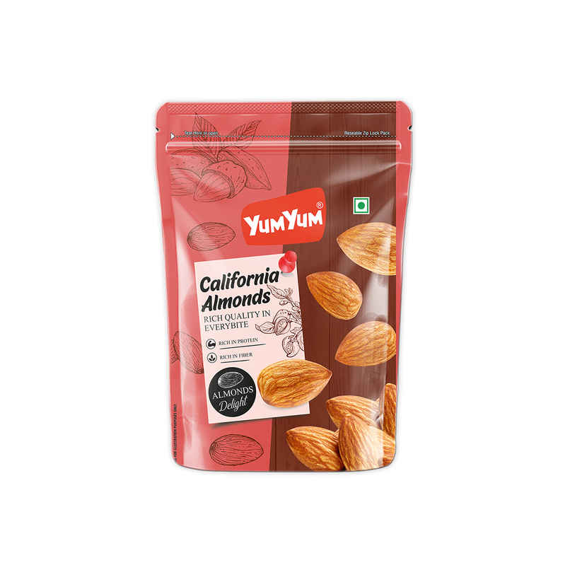 Yum Yum Premium California Almonds| Badam Giri| Dry Fruits