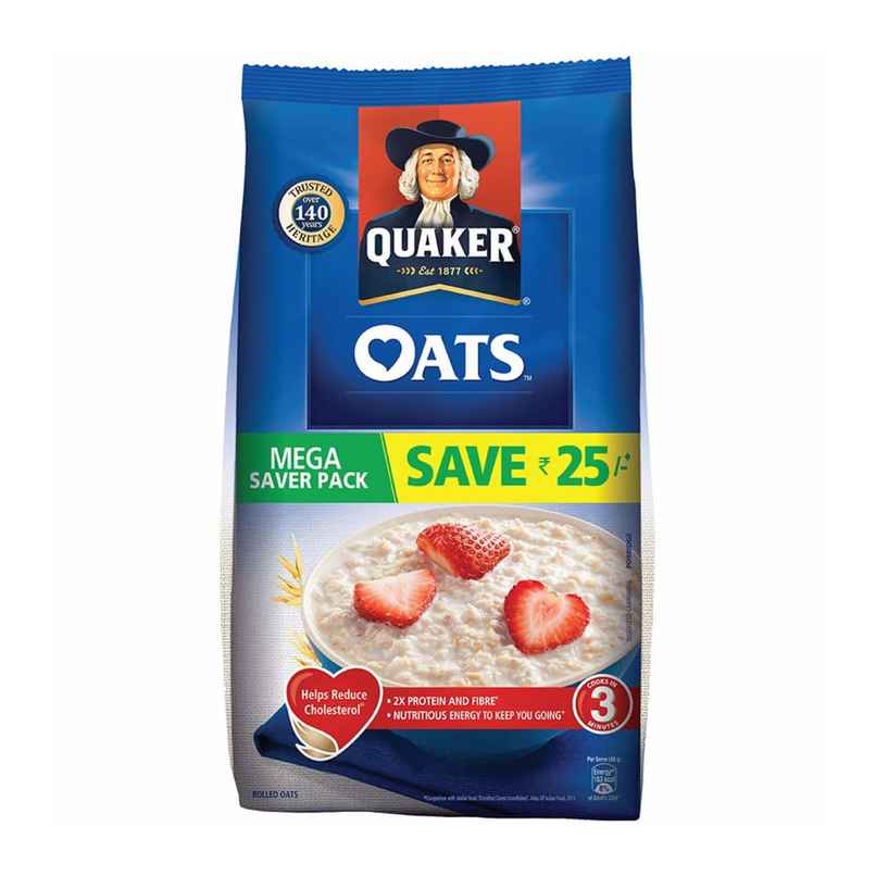 Quaker Rolled High Protein Instant Oats | Breakfast Cereal