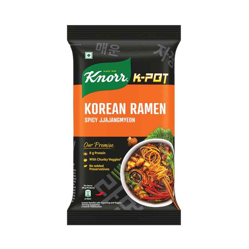 Knorr Korean Ramen Spicy Jjajangmyeon Veg Meal