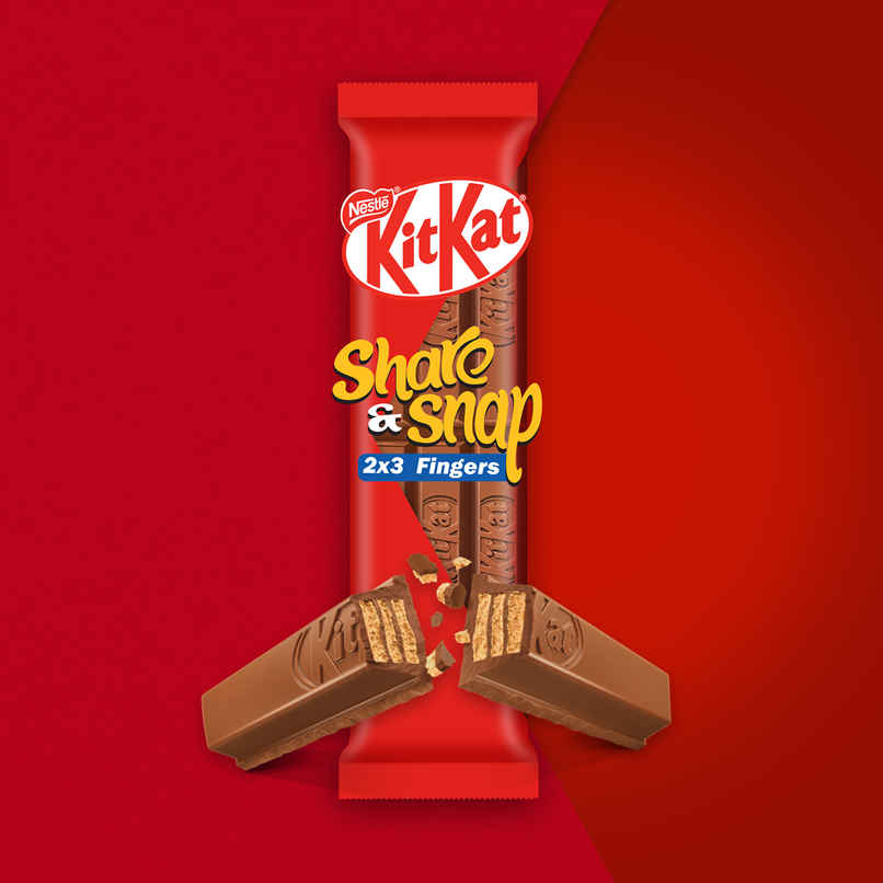 Nestle KitKat Share & Snap 2 x 3 Fingers Wafer Chocolate Bar Nestle KitKat Share & Snap 2 x 3 Fingers Wafer Chocolate Bar