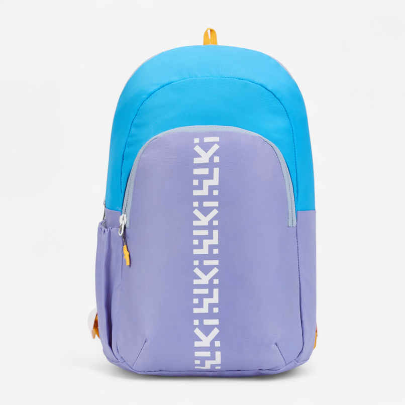 Wildcraft Unisex Color Block Polyester Backpacks | Purple and Light Blue - 39 cm