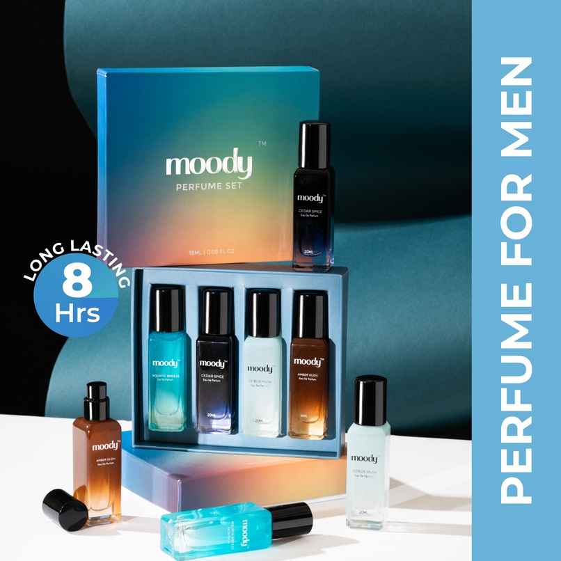 Moody Perfume Gift Set Of 4 For Men | Perfume for Men Moody Perfume Gift Set Of 4 For Men | Perfume for Men