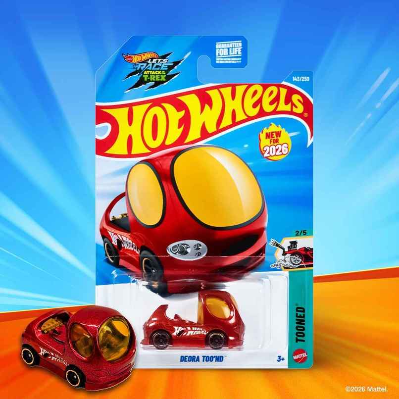 Hot Wheels Worldwide Basic Car | HW Deora Tooned | Die Cast Toy Car | For Kids & Collectors