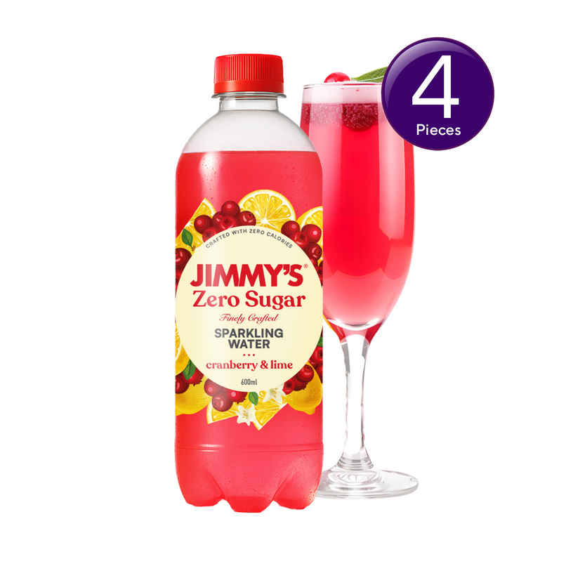 Jimmy's Zero Sugar Cranberry Lime Sparkling Water Combo