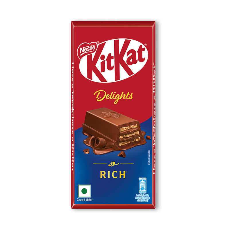Nestle KitKat Delights Rich Choco Coated Wafer Chocolate Bar Nestle KitKat Delights Rich Choco Coated Wafer Chocolate Bar
