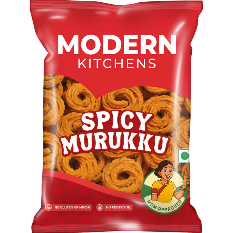 Modern Kitchens Spicy Murukku | Crunchy & Spicy Modern Kitchens Spicy Murukku | Crunchy & Spicy