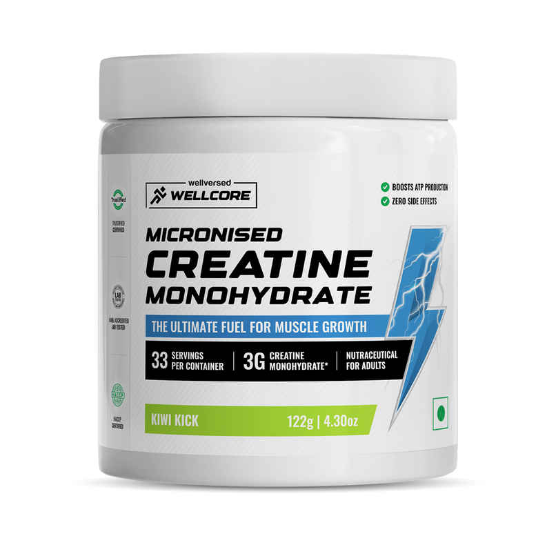 Wellcore Micronised Kiwi Kick Creatine Monohydrate | 33 servings Wellcore Micronised Kiwi Kick Creatine Monohydrate | 33 servings
