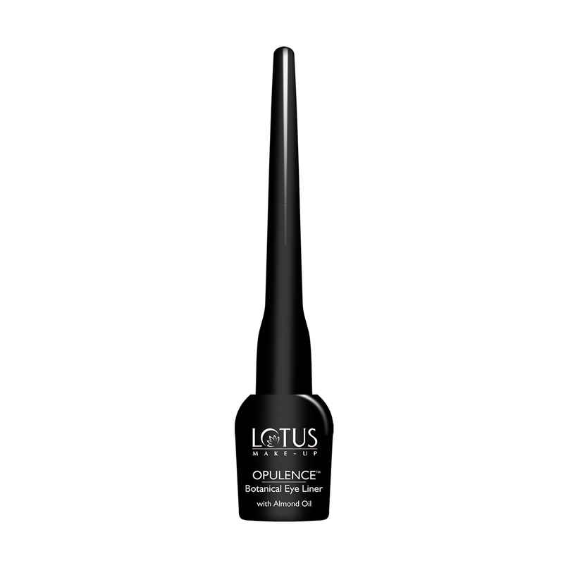 Lotus Make-Up Opulence Botanical Eye Liner Black | Water Proof | Lasts all Day | Pen tip Applicator
