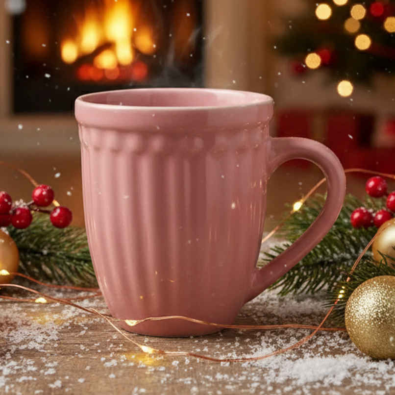 OGGN Ceramic Coffee,Tea,Milk Mug - 280 ml | Peach