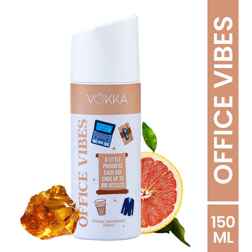 Vokka Office Vibes Deodorant Body Spray Unisex Long Lasting Vokka Office Vibes Deodorant Body Spray Unisex Long Lasting