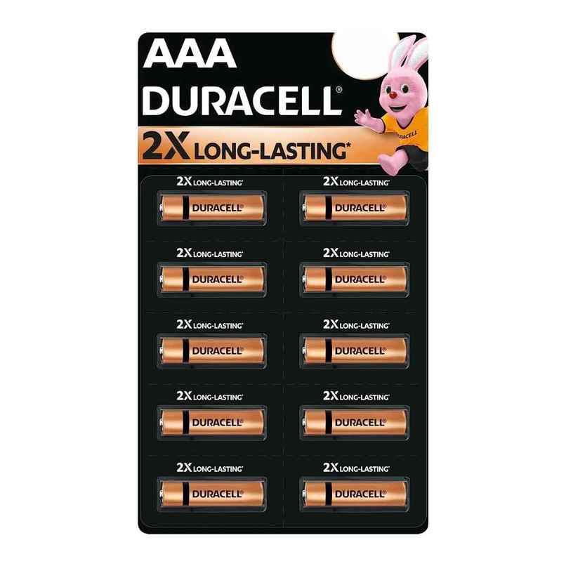 Duracell Alkaline AAA Battery |Pack of 10 Duracell Alkaline AAA Battery |Pack of 10