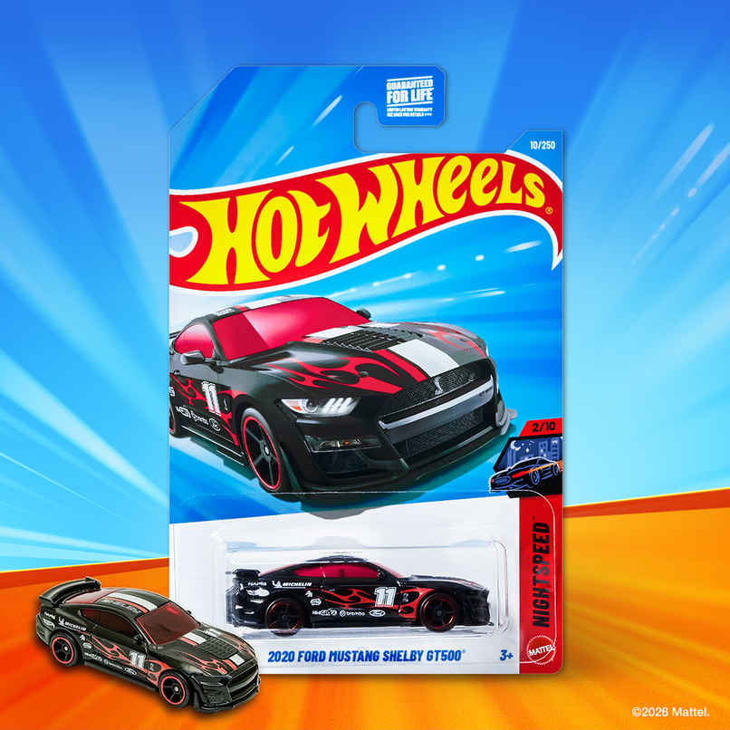Hot Wheels Worldwide Basic HW20 Ford Mustang Shelby GT500 Car Toy for Kids & Collectors
