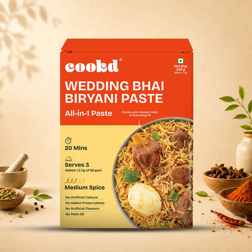 Cookd Wedding Bhai Biryani Masala Paste - Ready to Cook Cookd Wedding Bhai Biryani Masala Paste - Ready to Cook
