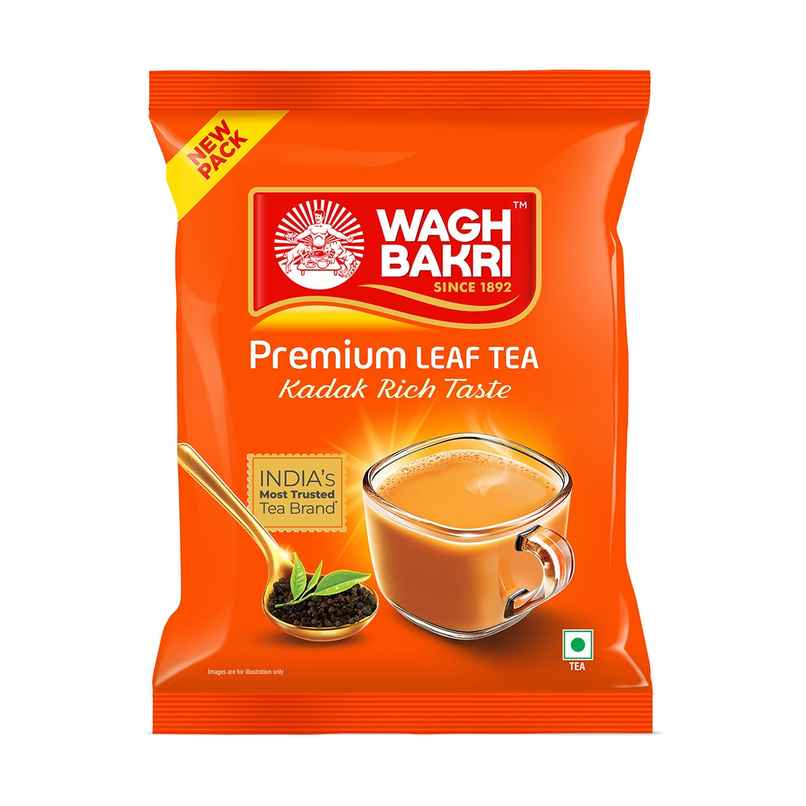 Wagh Bakri Premium Assam Leaf Tea Bold, Aromatic Kadak Chai