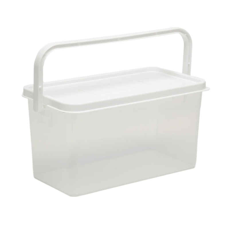 Gluman Pick N Carry Multipurpose Storage Box with Lid | White - 3.3 L Gluman Pick N Carry Multipurpose Storage Box with Lid | White - 3.3 L