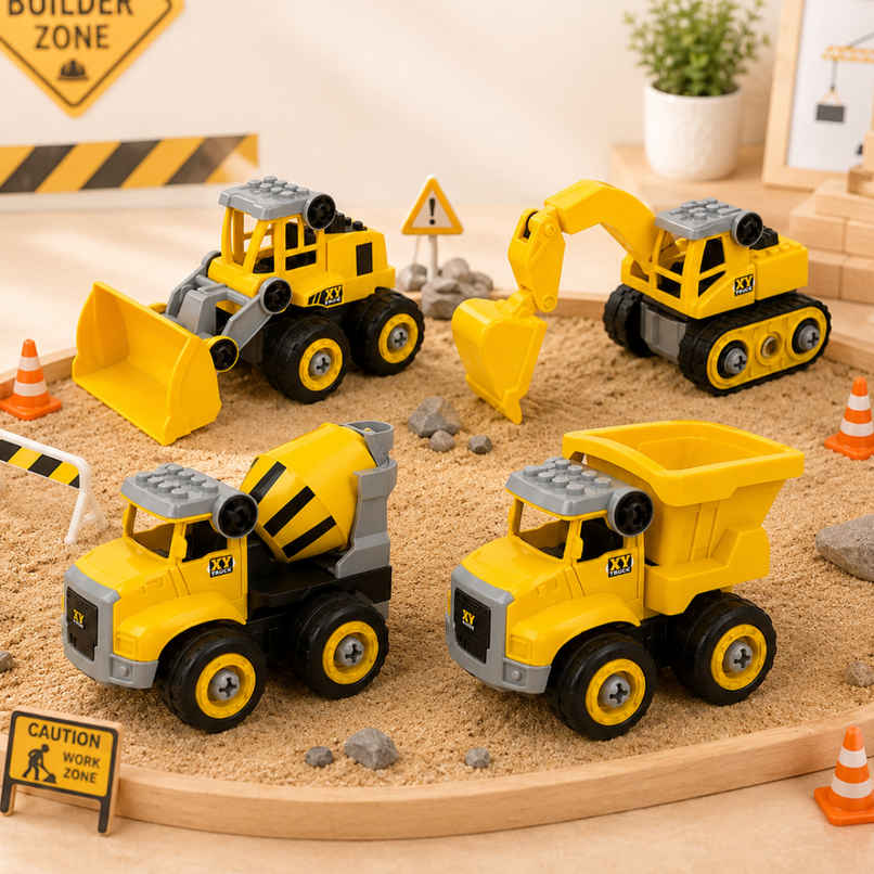 Toytales City Vehicles| Construction| Vehicle Toys Set |Color May Vary|Vehicle|Truck|Dumper Toytales City Vehicles| Construction| Vehicle Toys Set |Color May Vary|Vehicle|Truck|Dumper