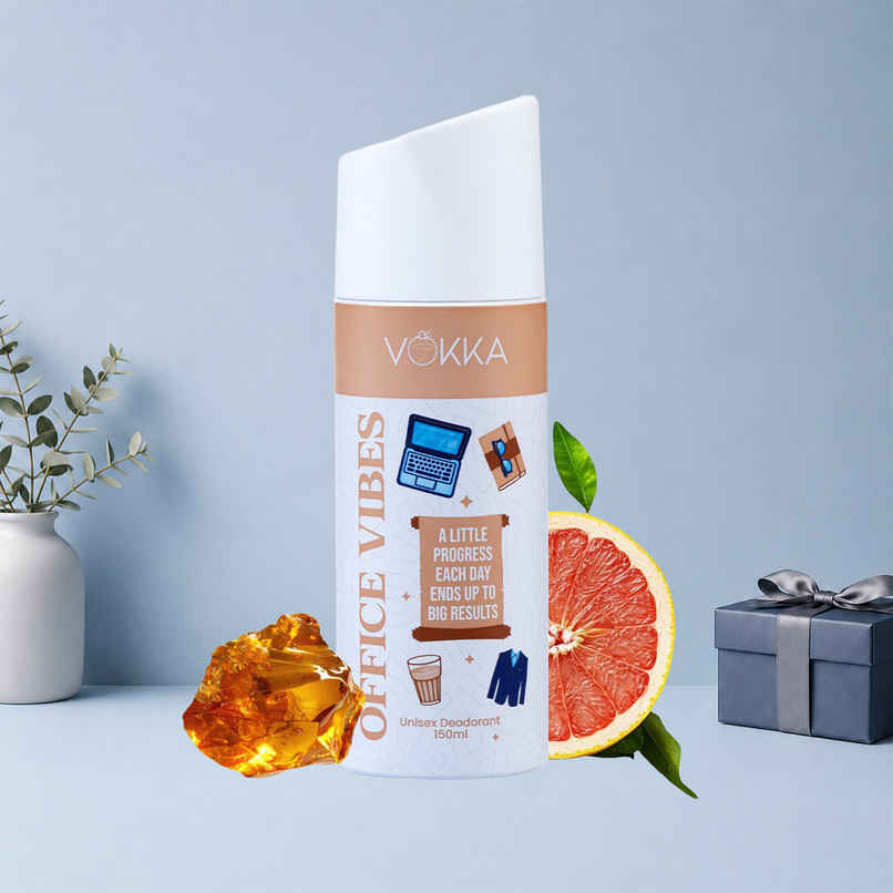 Vokka Office Vibes Deodorant Body Spray Unisex Long Lasting Vokka Office Vibes Deodorant Body Spray Unisex Long Lasting