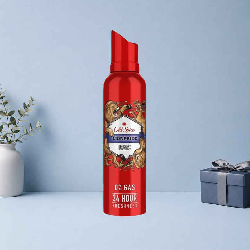 Old Spice Lionpride No Gas Deodorant Body Spray Perfume For Men Old Spice Lionpride No Gas Deodorant Body Spray Perfume For Men