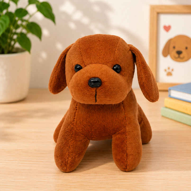 ToyTales Puppy Dog Plush Toy | Stuffed Animal Soft Toy | Birthday Gift for Kids | Gift Baby | 19cm