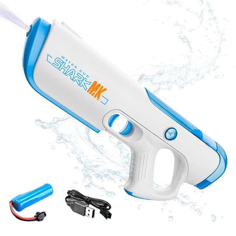 Toyshine Electric Holi Water Gun Toy with Automatic Water Absorption Function | 25 Ft Range