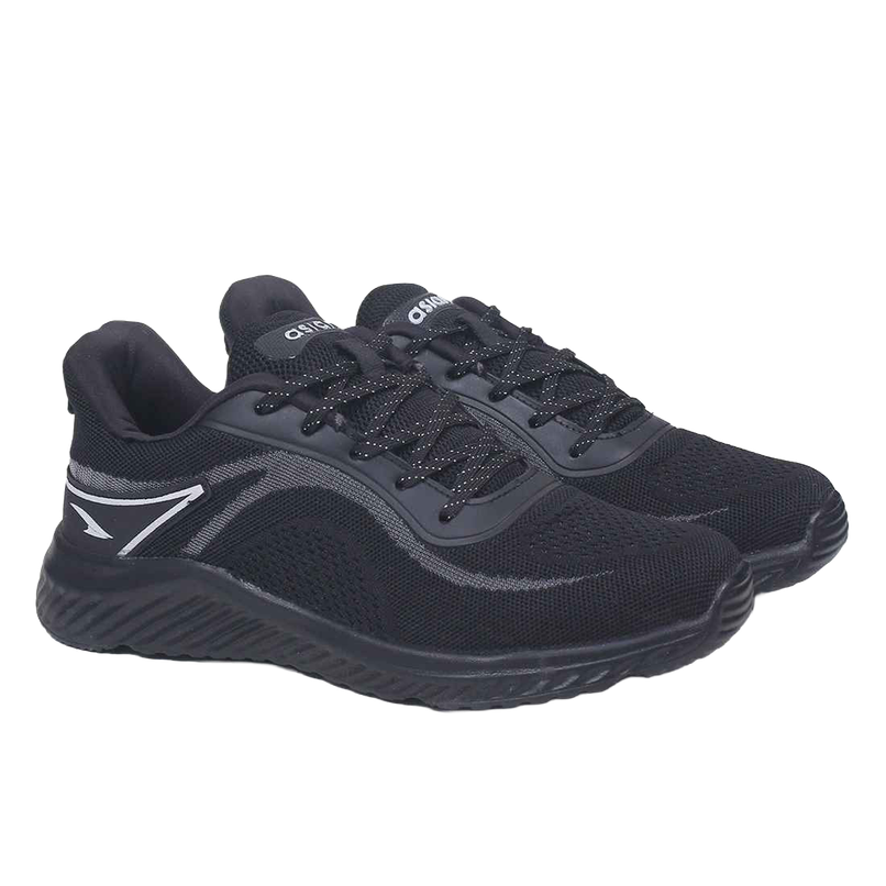 Asian Delta-20 Men Sports Shoes Black (Size-7) Asian Delta-20 Men Sports Shoes Black (Size-7)