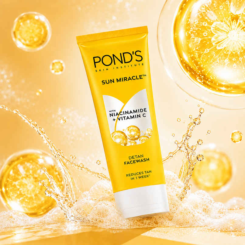 Pond's Detan Facewash, With Niacinamide & Vitamin C, Reduces Tan In 7 Days, For All Skin Types Pond's Detan Facewash, With Niacinamide & Vitamin C, Reduces Tan In 7 Days, For All Skin Types