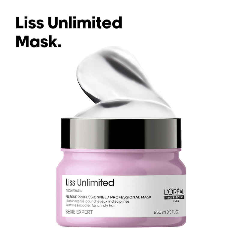 L'Oreal Professionnel Liss Unlimited Mask for Frizzy & Unruly Hair With Pro-Keratin