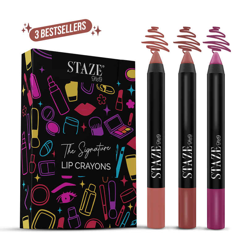 Staze The Signature Lip Crayons - Lipstick Set Staze The Signature Lip Crayons - Lipstick Set