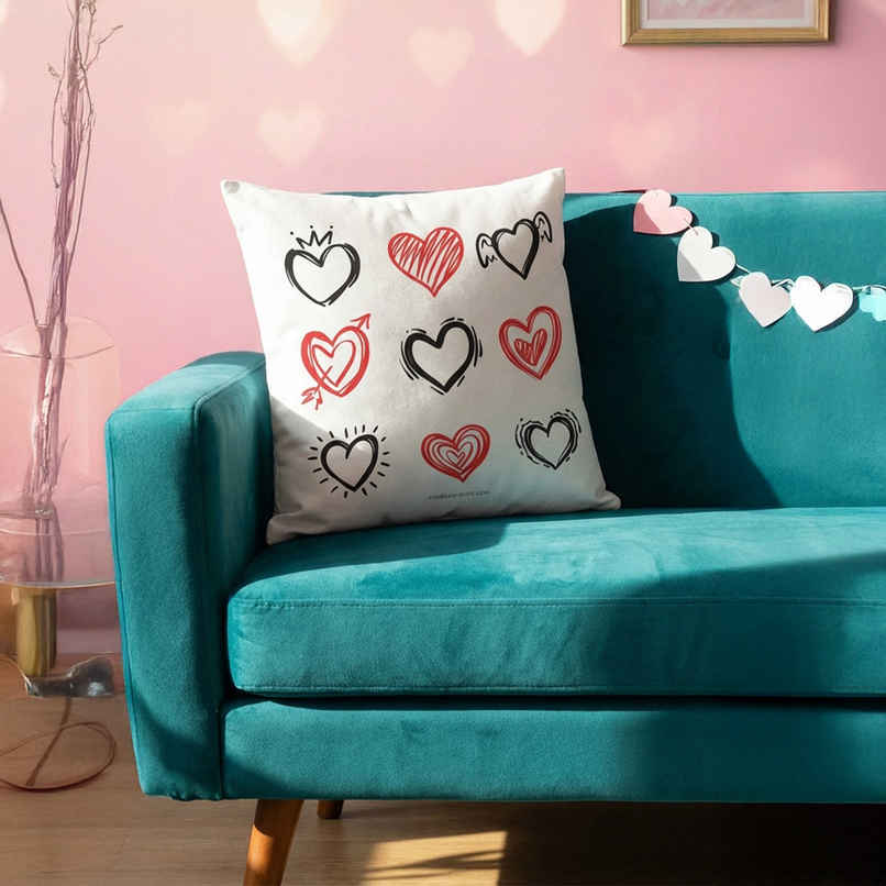 Heart Cross Cushion | Mad Over Prints