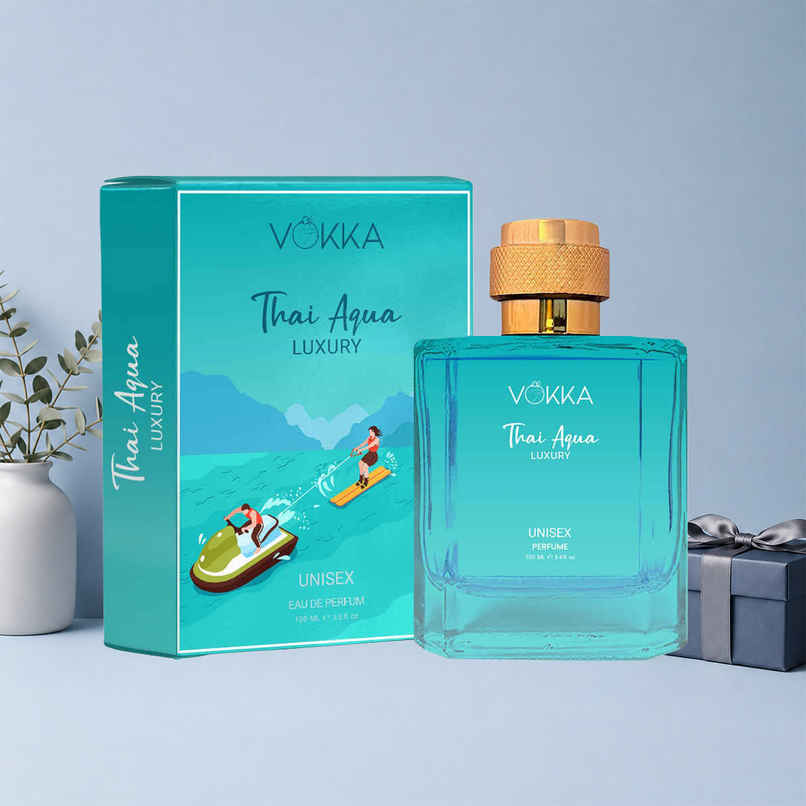 Vokka Thai Aqua Unisex Luxury Long Lasting EDP Aqua Sandalwood Patchouli Vokka Thai Aqua Unisex Luxury Long Lasting EDP Aqua Sandalwood Patchouli